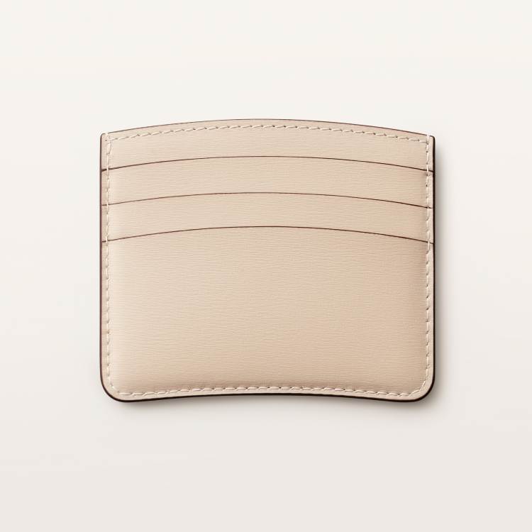 Panthère C系列卡片夹 米色 小牛皮