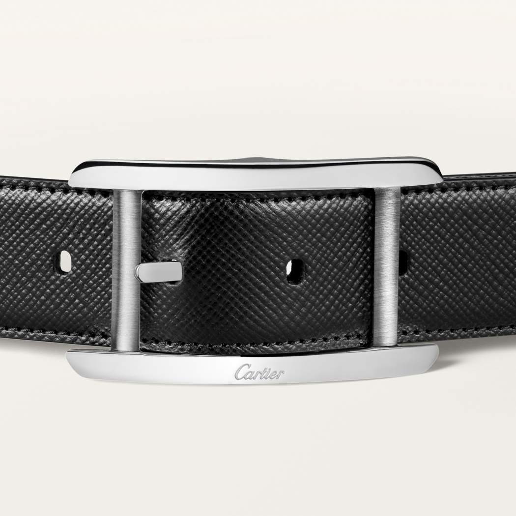 Tank de Cartier系列皮带 黑色 牛皮