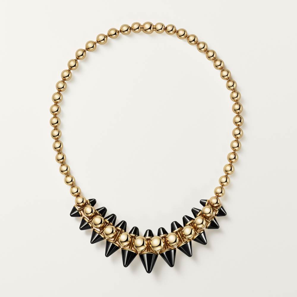 Clash de Cartier项链，超大号款，缟玛瑙 18K黄金