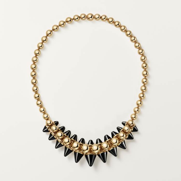 Clash de Cartier项链，超大号款，缟玛瑙 18K黄金