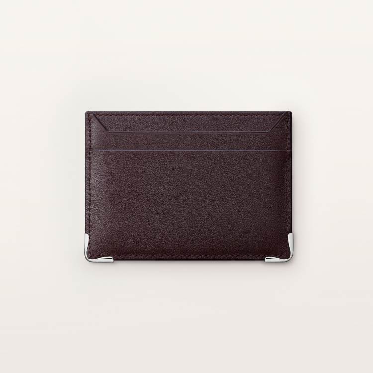 Must系列卡片夹 乌木色 小牛皮