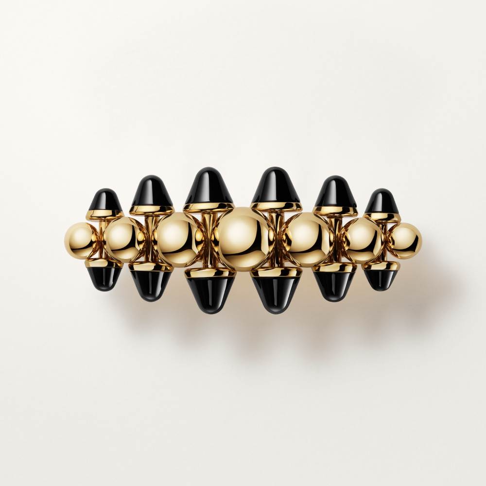 Clash de Cartier戒指，超大号款，缟玛瑙 18K黄金