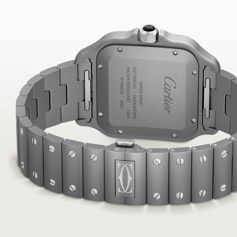 Santos de Cartier腕表  精钢 - 钛金属 自动上链