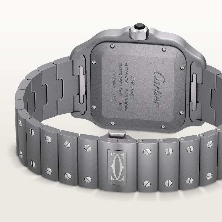 Santos de Cartier腕表  精钢 - 钛金属 自动上链