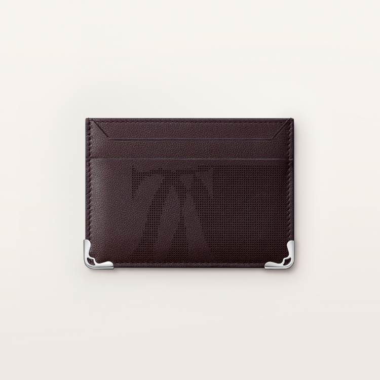 Must系列卡片夹 乌木色 小牛皮