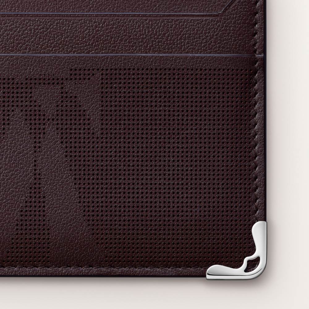 Must系列卡片夹 乌木色 小牛皮