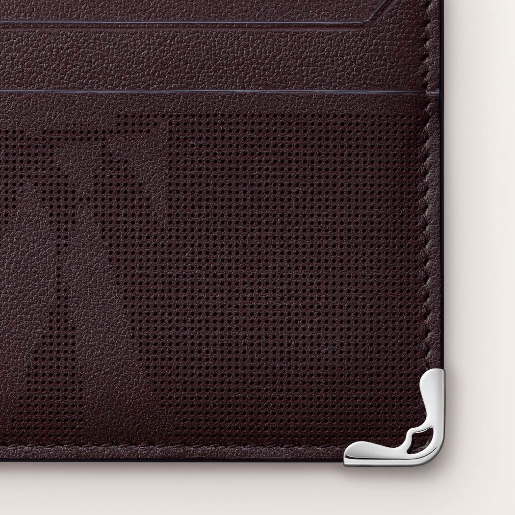 Must系列卡片夹 乌木色 小牛皮