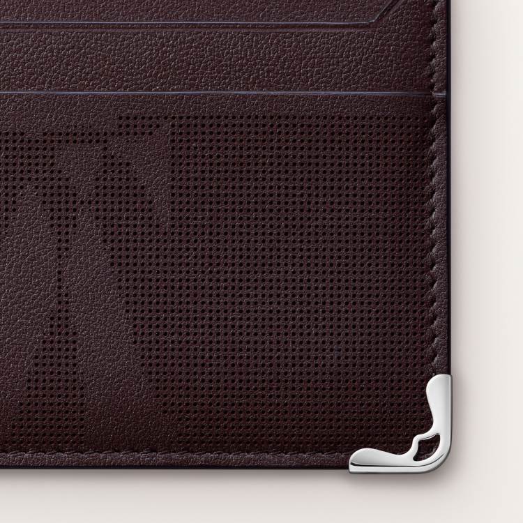 Must系列卡片夹 乌木色 小牛皮