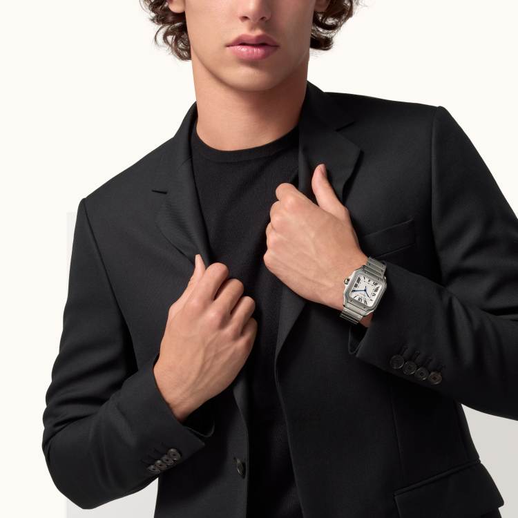 Santos de Cartier腕表  精钢 - 钛金属 自动上链