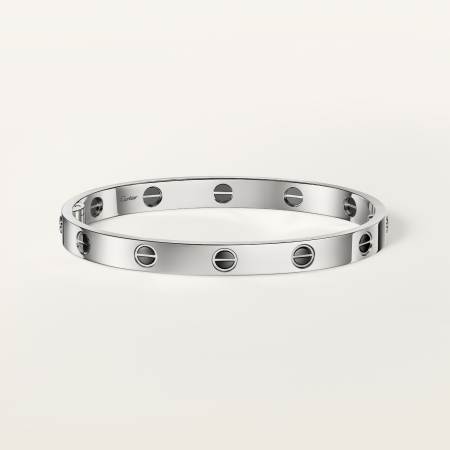 LOVE手镯，经典款，陶瓷 18K白金