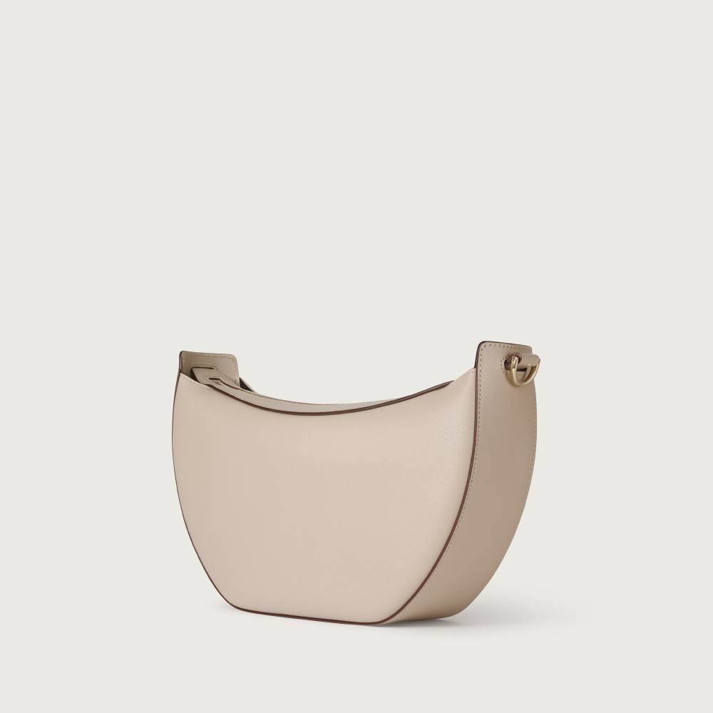 C de Cartier系列Hobo手袋 米色 小牛皮