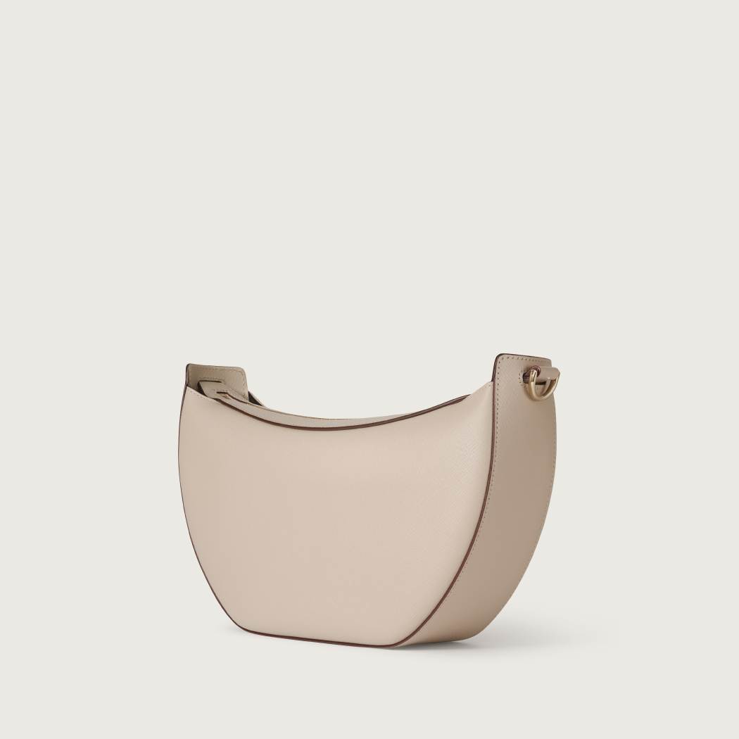 C de Cartier系列Hobo手袋 米色 小牛皮