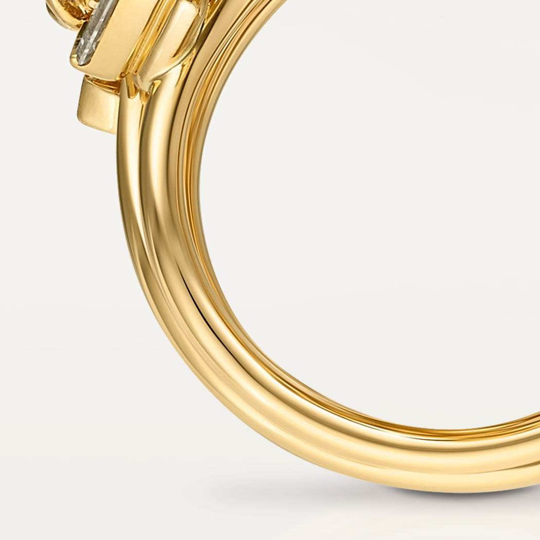 Cactus de Cartier戒指 18K黄金