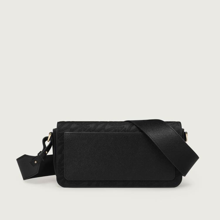 C de Cartier系列East-west手袋 黑色 刺绣