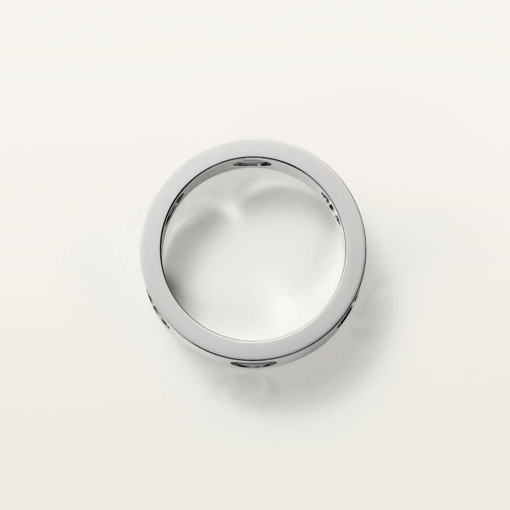 LOVE戒指，经典款，陶瓷 18K白金