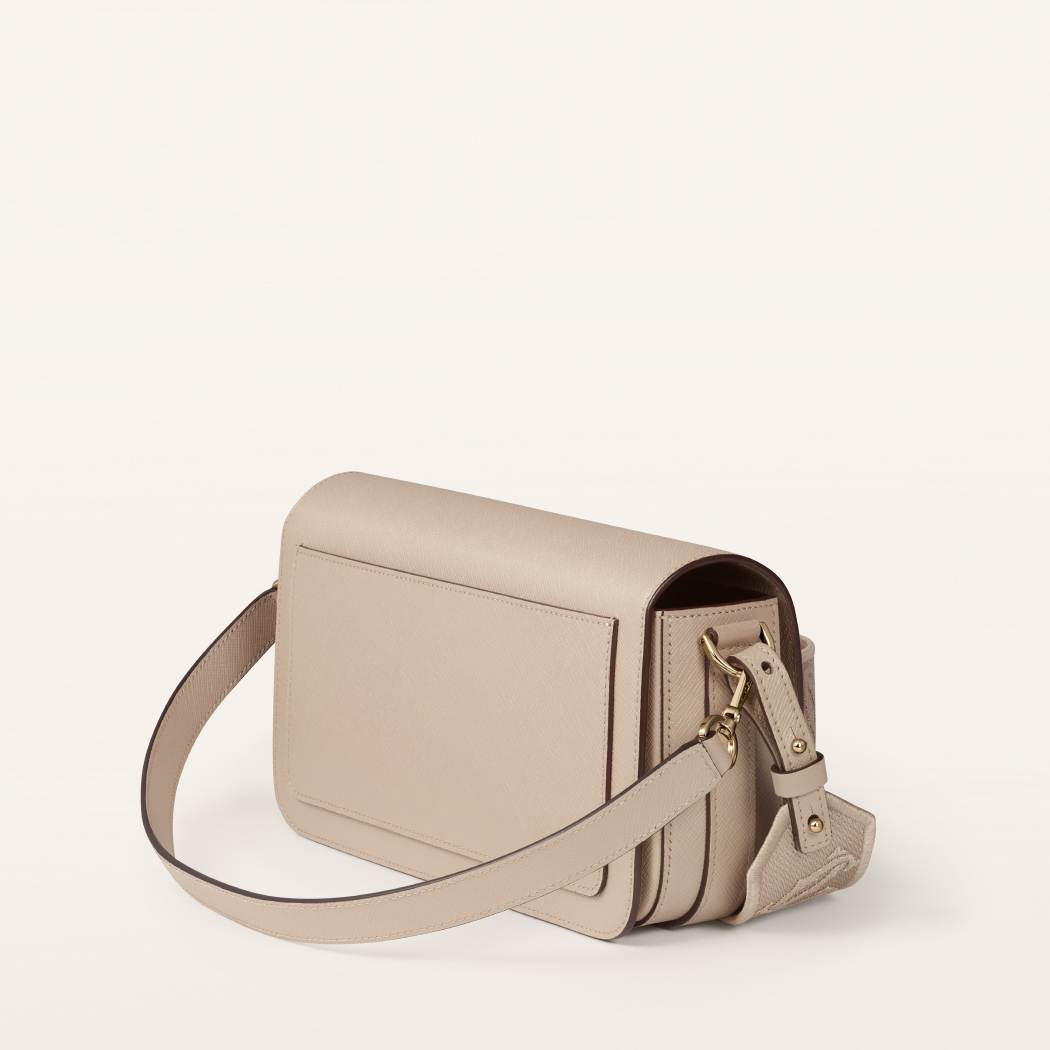 C de Cartier系列East-west手袋 米色 小牛皮