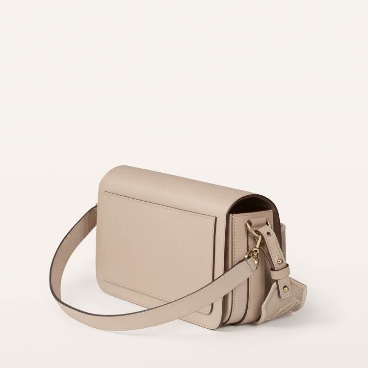 C de Cartier系列East-west手袋 米色 小牛皮