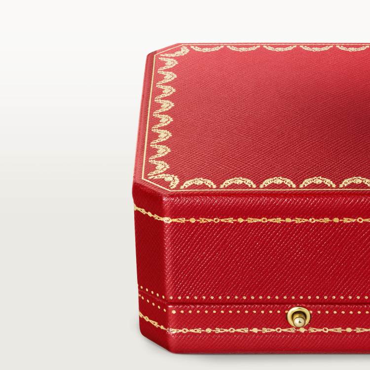 Géometrie & Contrastes耳环，珊瑚，铺镶钻石 18K玫瑰金