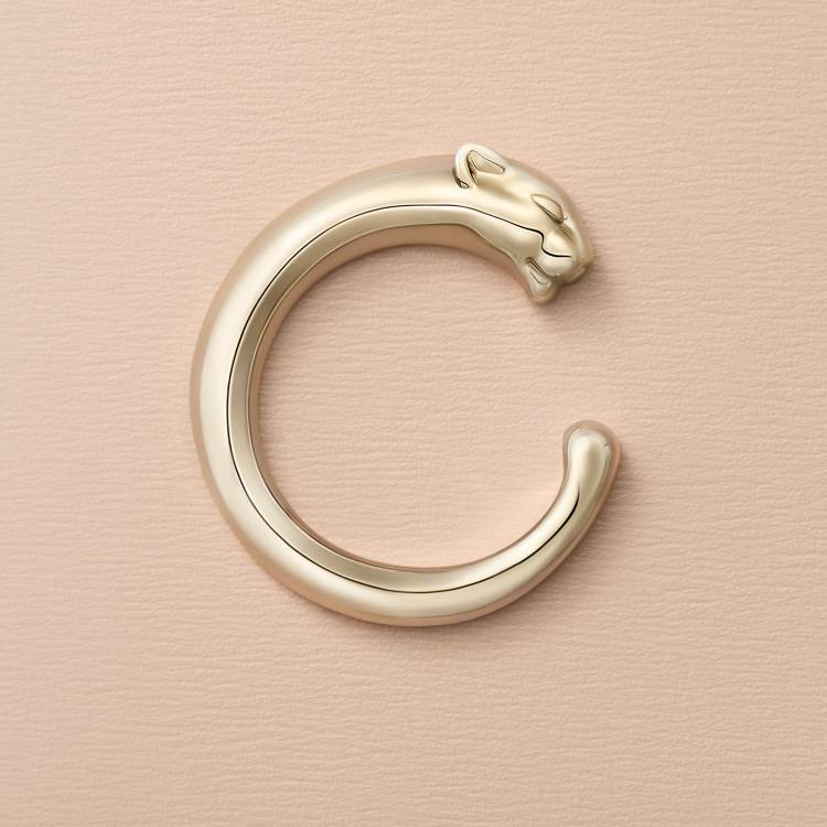 Panthère C系列卡片夹 米色 小牛皮