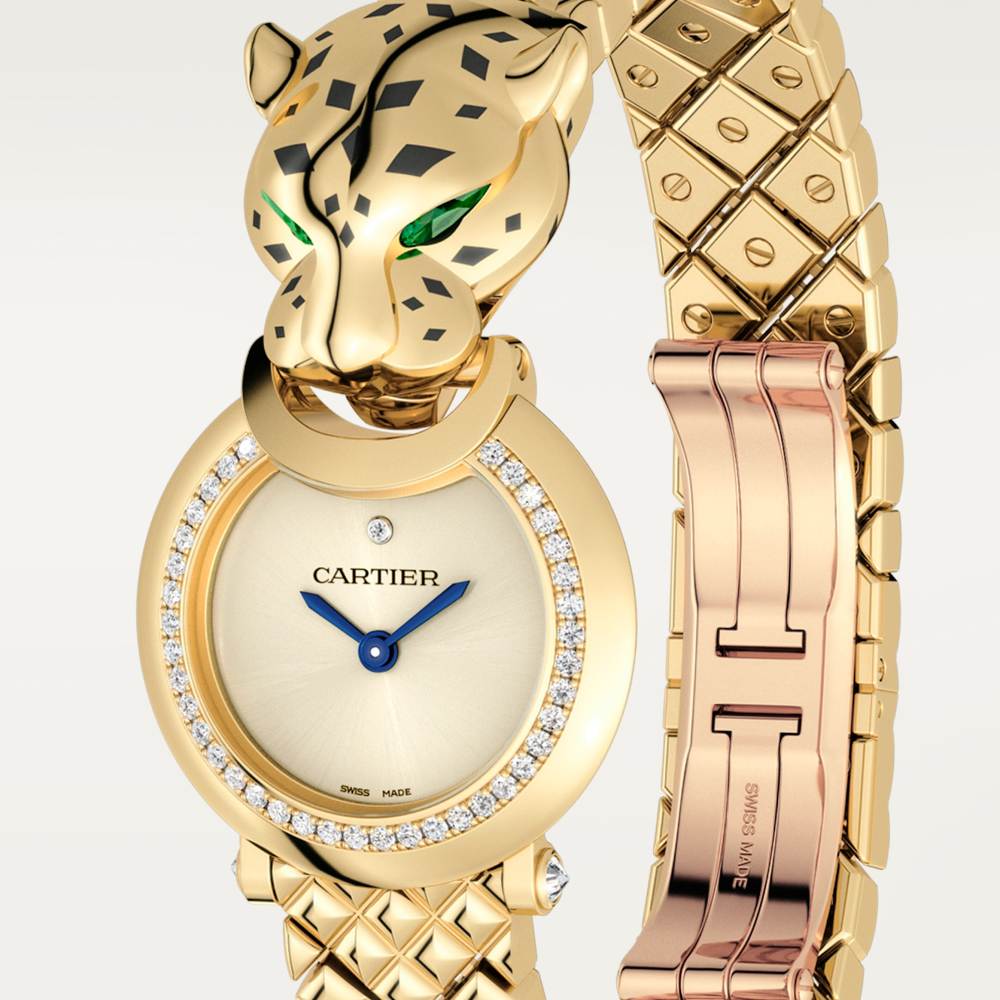 La Panthère de Cartier腕表  18K黄金 石英