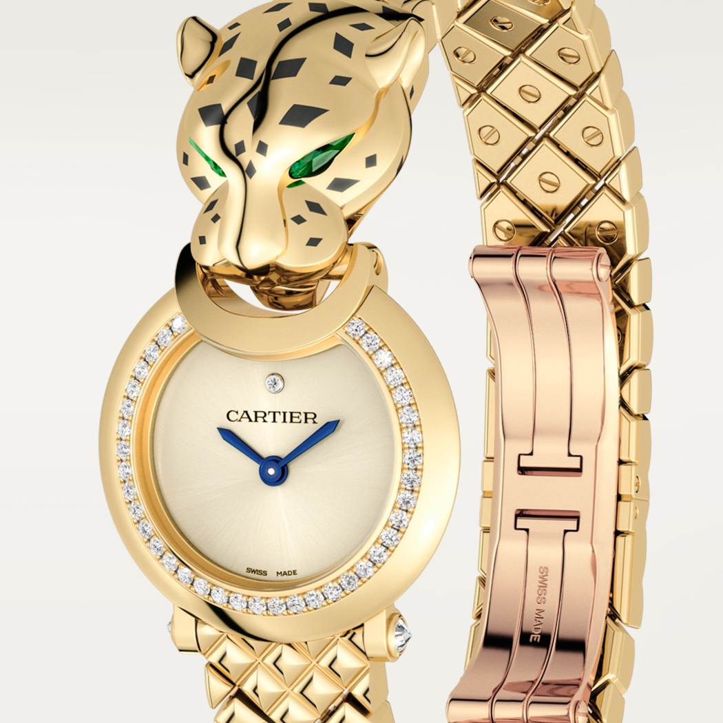 La Panthère de Cartier腕表  18K黄金 石英