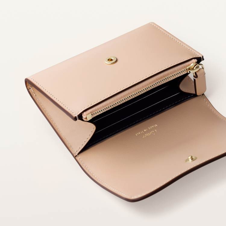 Panthère C系列皮夹 米色 小牛皮