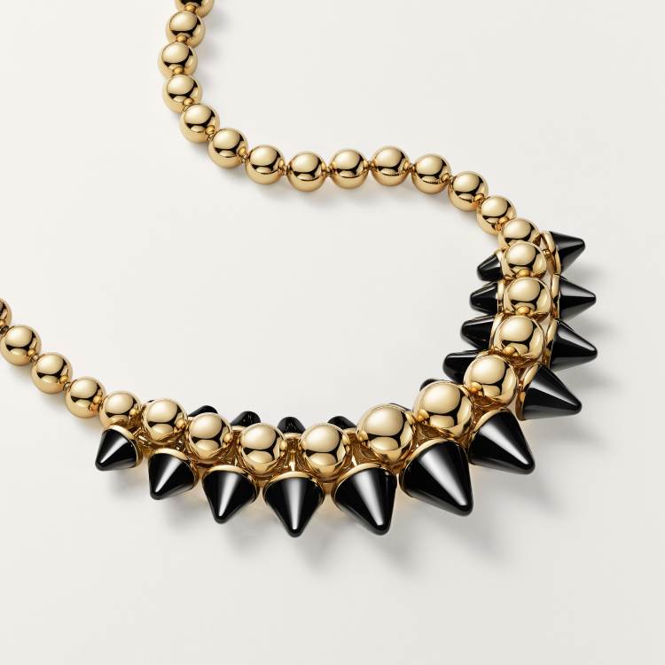 Clash de Cartier项链，超大号款，缟玛瑙 18K黄金