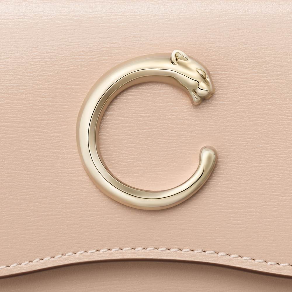 Panthère C系列皮夹 米色 小牛皮