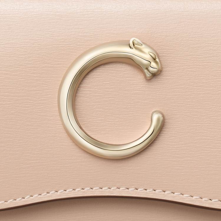 Panthère C系列皮夹 米色 小牛皮