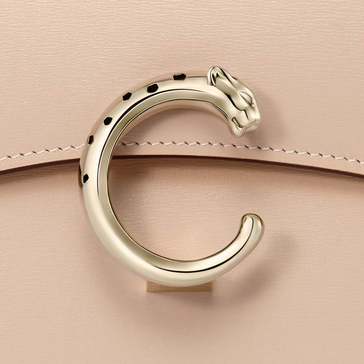 Panthère C系列小号款手袋 米色 小牛皮