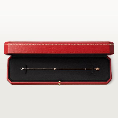 Cartier d'Amour手链，中号款，镶嵌圆形明亮式切割钻石