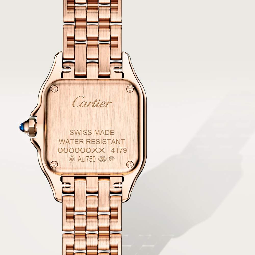 Panthère de Cartier腕表  18K玫瑰金 石英