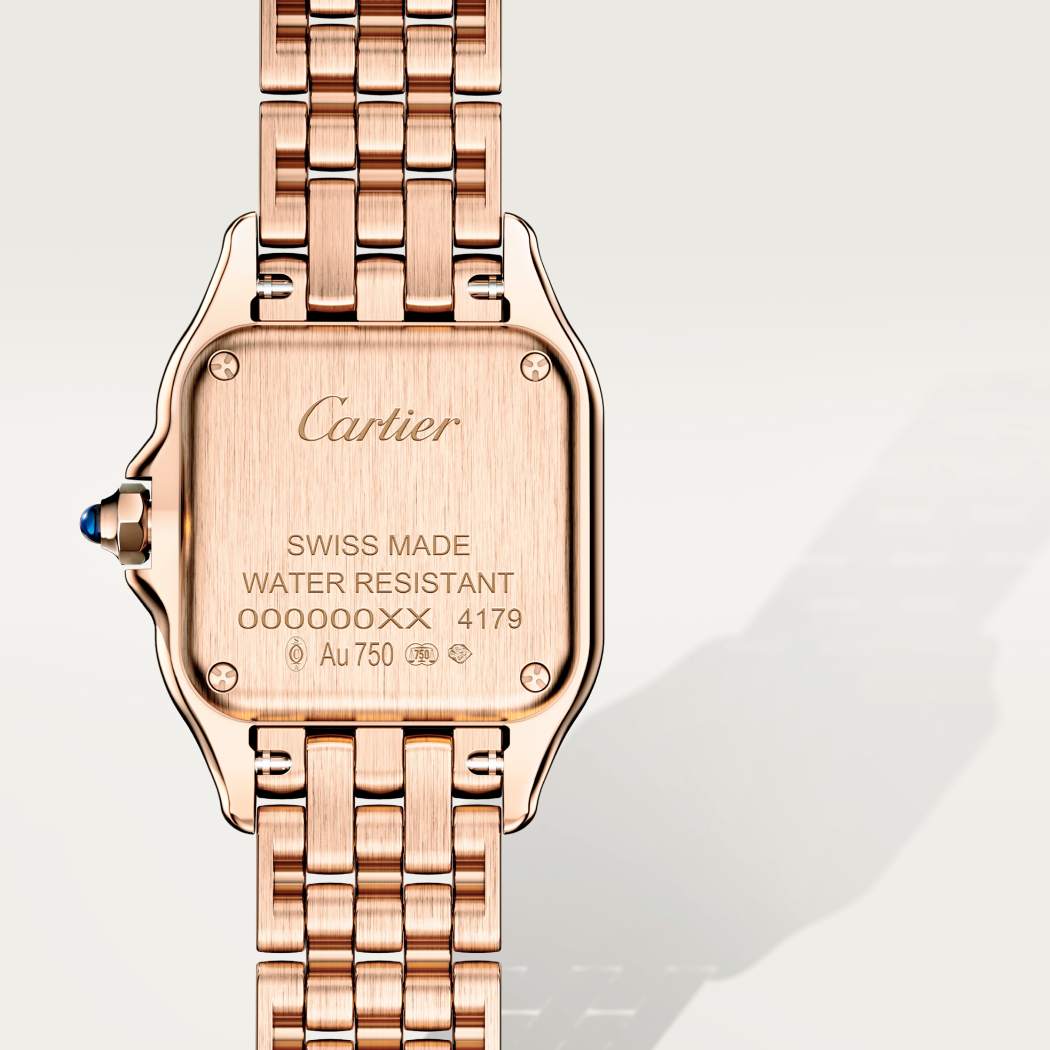 Panthère de Cartier腕表  18K玫瑰金 石英