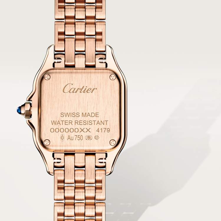 Panthère de Cartier腕表  18K玫瑰金 石英